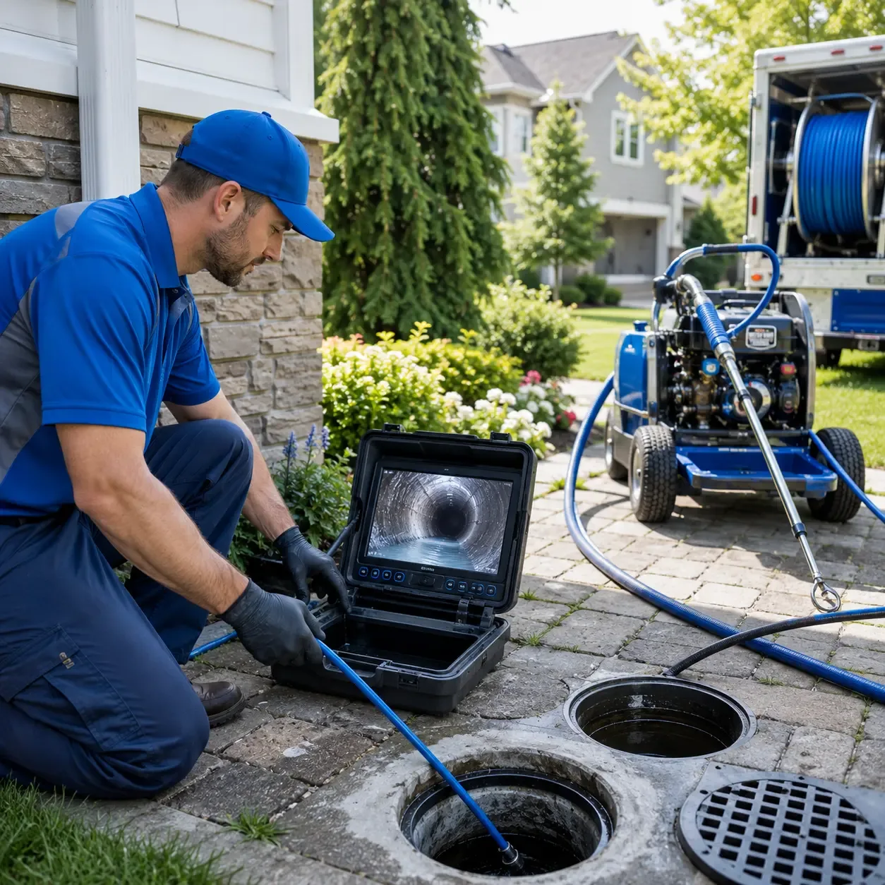 Outdoor drain cleaning professionals serving Hunlock Creek, PA